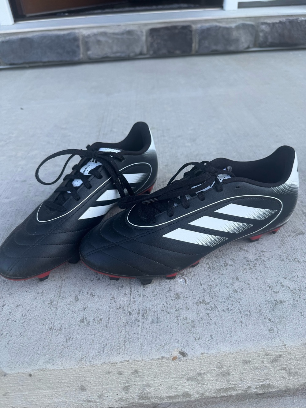 adidas Black and White Men's Soccer Cleats
